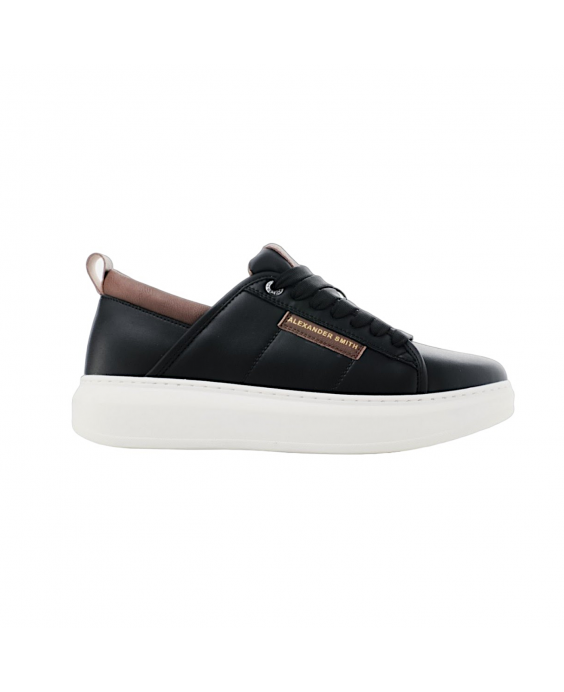 ALEXANDER SMITH Sneakers Eco-Wembley Uomo Nero Marrone AEAYWAU18BBO