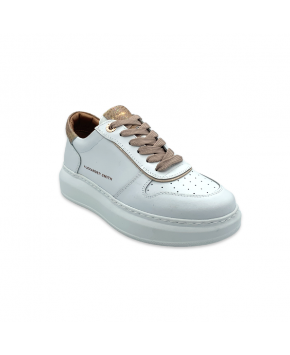 ALEXANDER SMITH Sneakers Cambridge Donna Bianco Nude ASAUL2D65WNU