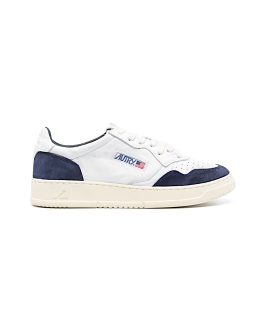 AUTRY Sneakers Medalist Low Uomo Bianco Blu AULM GS24