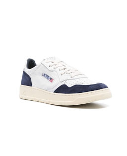 AUTRY Sneakers Medalist Low Uomo Bianco Blu AULM GS24