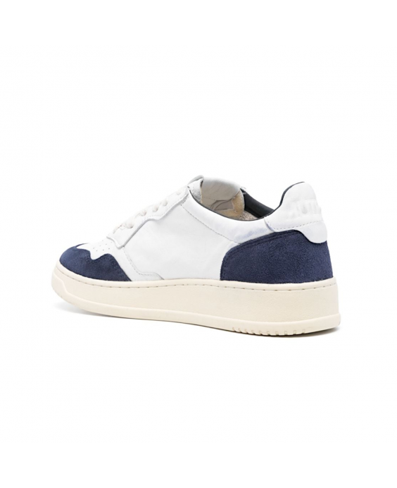 AUTRY Sneakers Medalist Low Uomo Bianco Blu AULM GS24