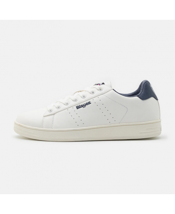 BLAUER Sneakers Grant01 Uomo Bianco Blu navy F3GRANT01-PUC