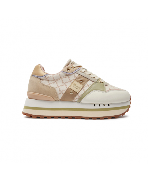 BLAUER Sneakers Epps01 Donna Fantasia Beige S4EPPS01-ALS