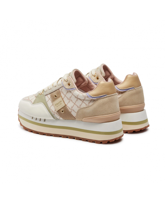 BLAUER Sneakers Epps01 Donna Fantasia Beige S4EPPS01-ALS