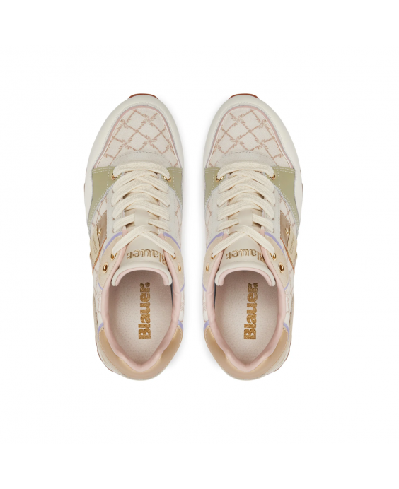 BLAUER Sneakers Epps01 Donna Fantasia Beige S4EPPS01-ALS