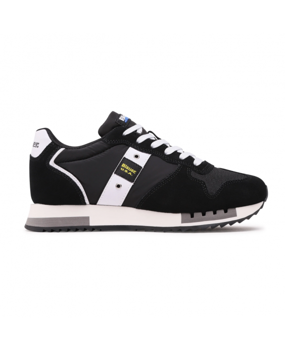 BLAUER Sneakers Queens01 Uomo Nero Bianco S4QUEENS01-MES