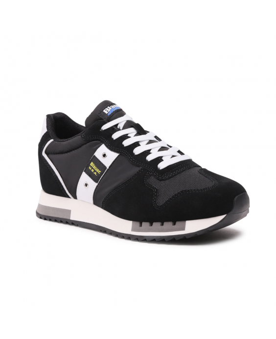 BLAUER Sneakers Queens01 Uomo Nero Bianco S4QUEENS01-MES