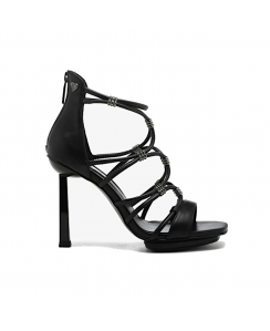 BRACCIALINI Sandalo Donna Nero F22_CALF-BLACK