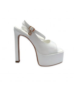 BRACCIALINI Sandalo Donna Bianco F39_CALF-WHITE