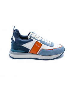 CESARE PACIOTTI 4US Sneakers Sean Uomo Blu navy Arancio SEAN 400-02