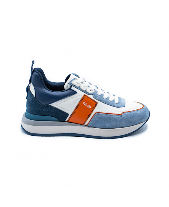 CESARE PACIOTTI 4US Sneakers Sean Uomo Blu navy Arancio SEAN 400-02