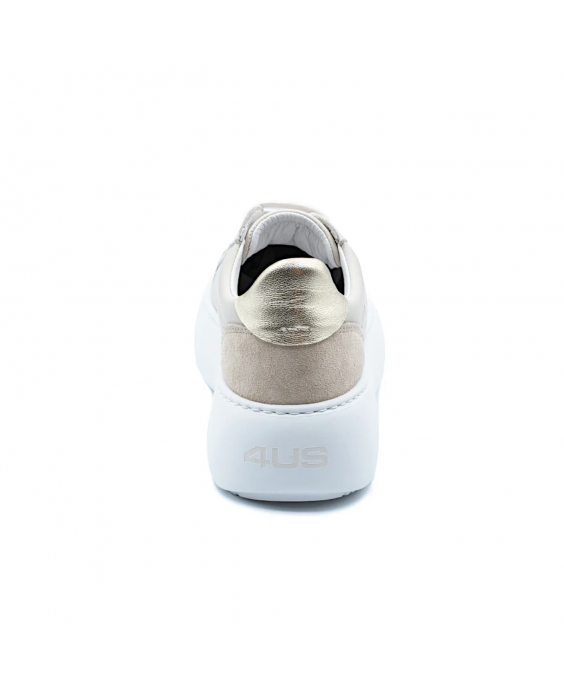 CESARE PACIOTTI 4US Sneakers Sharon Donna Latte Platino SHARON24_502702