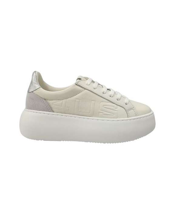 CESARE PACIOTTI 4US Sneakers Sharon Donna Bianco Argento SHARON24_24146