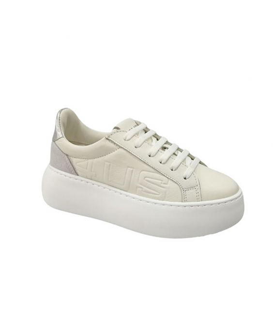 CESARE PACIOTTI 4US Sneakers Sharon Donna Bianco Argento SHARON24_24146