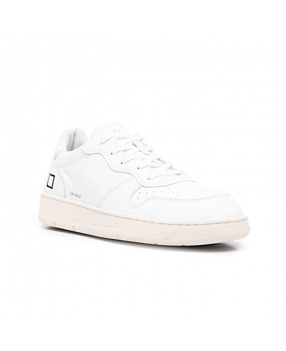 D.A.T.E. Sneakers Court Mono Uomo Bianco M381-CR-MN-WH