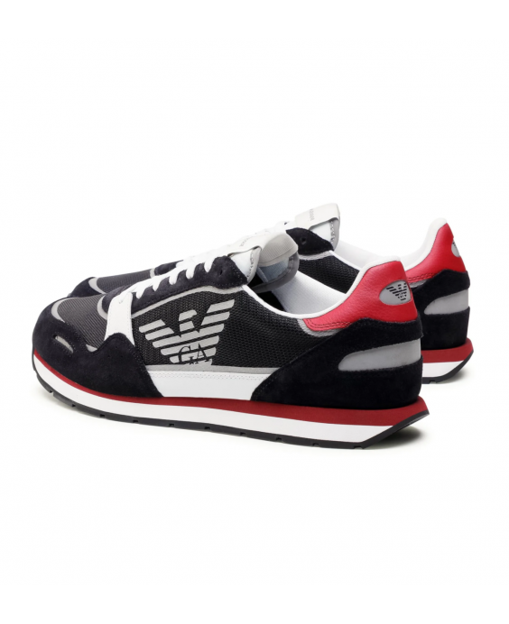 EA7 EMPORIO ARMANI Sneakers Uomo Nero Bianco X4X537 XM678 N495