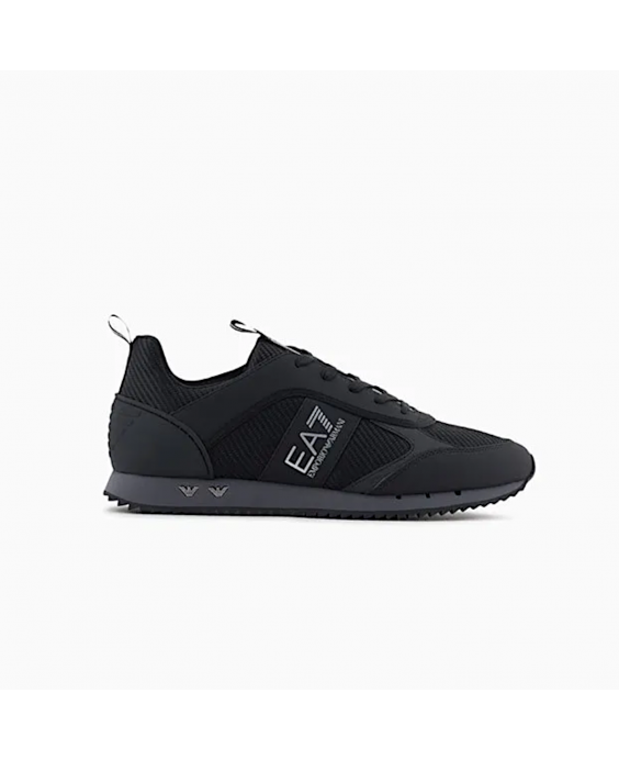 EA7 EMPORIO ARMANI Sneakers Uomo Nero Argento X8X185 XR175 U002