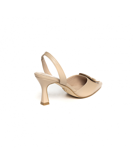 GOLD&GOLD Décolleté Slingback Donna Beige A23GP201BE