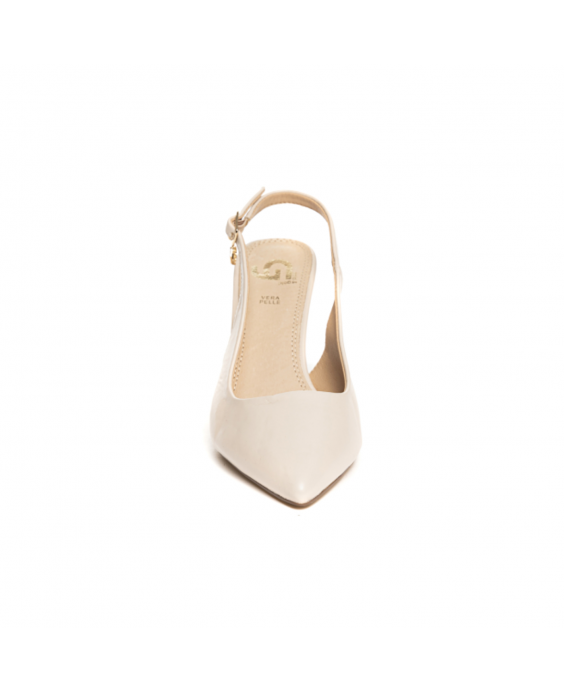 GOLD&GOLD Décolleté Slingback Donna Beige A23GP383BE