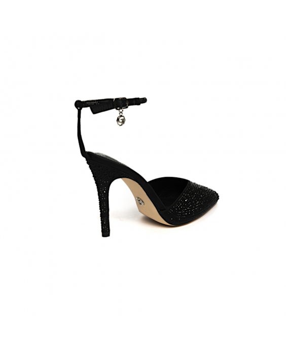 GOLD&GOLD Sandalo con strass Donna Nero A23GP429NE