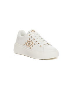 GOLD&GOLD Sneakers platform Donna Bianco B24GB881BI