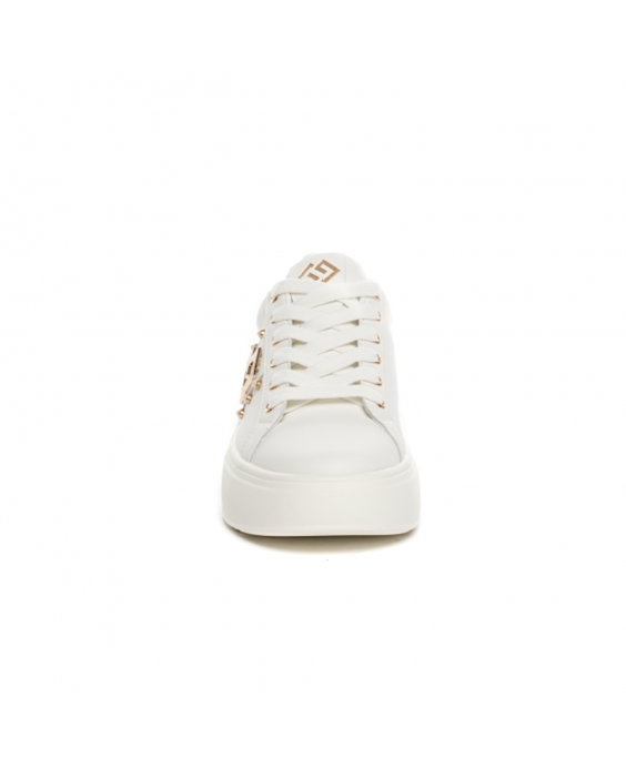 GOLD&GOLD Sneakers platform Donna Bianco B24GB881BI