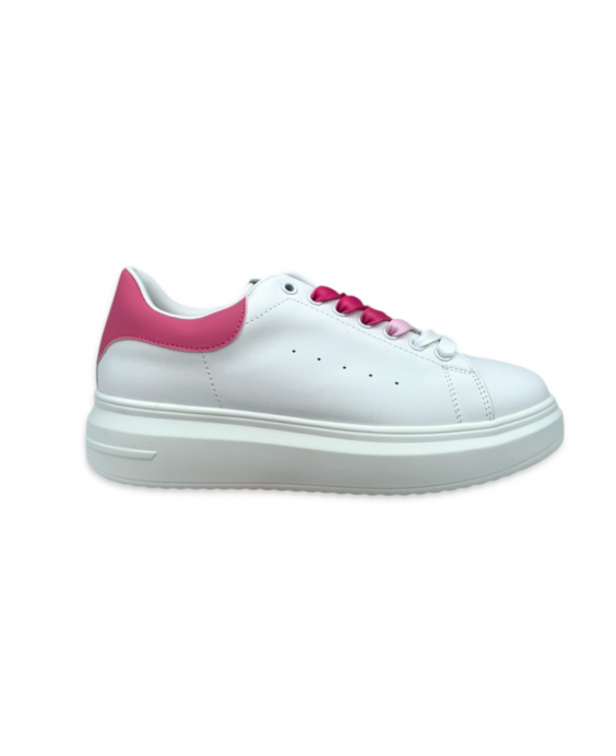 GOLD&GOLD Sneakers Donna Bianco Fucsia A24GB810FU