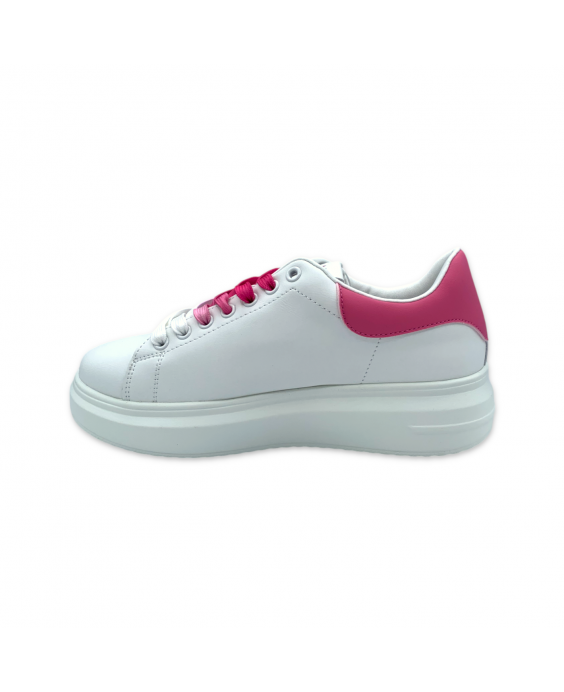 GOLD&GOLD Sneakers Donna Bianco Fucsia A24GB810FU