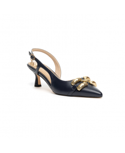 GOLD&GOLD Décolleté Slingback con accessorio Donna Blu navy A24GD06BLUN