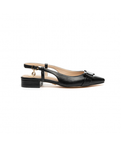 GOLD&GOLD Décolleté Slingback Donna Nero A24GP638NE