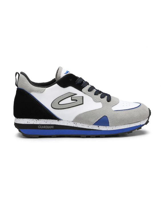 GUARDIANI Sneakers Wen Uomo Grigio Bianco Nero Blu AGM040015