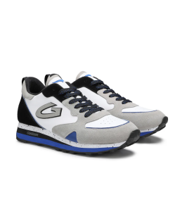 GUARDIANI Sneakers Wen Uomo Grigio Bianco Nero Blu AGM040015