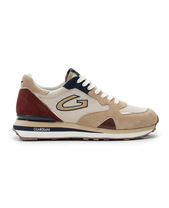 GUARDIANI Sneakers Wen Uomo Sabbia Panna AGM316301