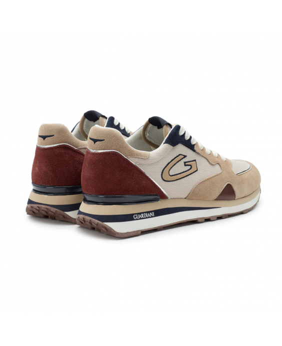 GUARDIANI Sneakers Wen Uomo Sabbia Panna AGM316301