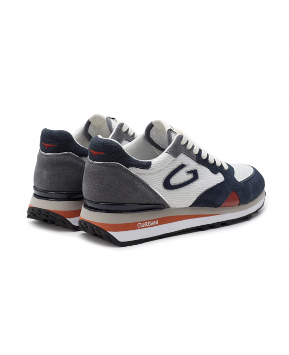 GUARDIANI Sneakers Wen Uomo Blu Grigio Bianco AGM316307