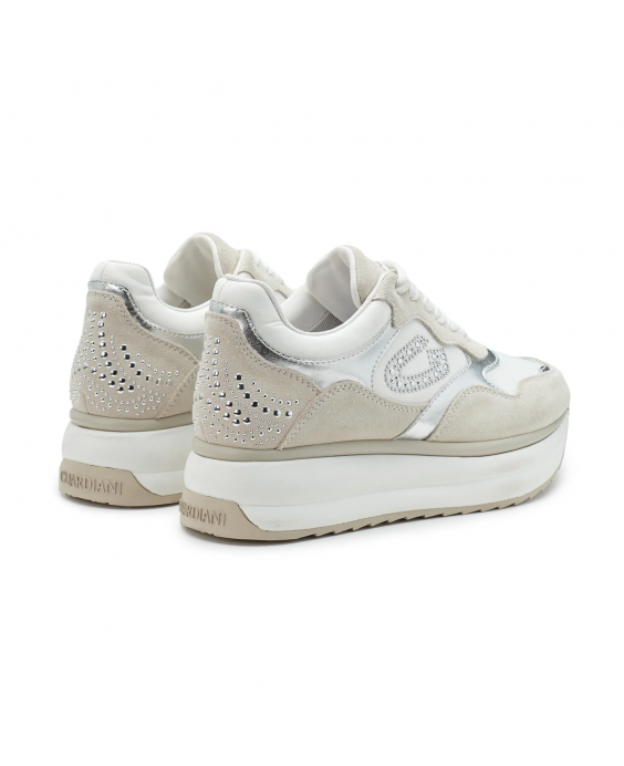 GUARDIANI Sneakers Louise Donna Beige Bianco AGW430000