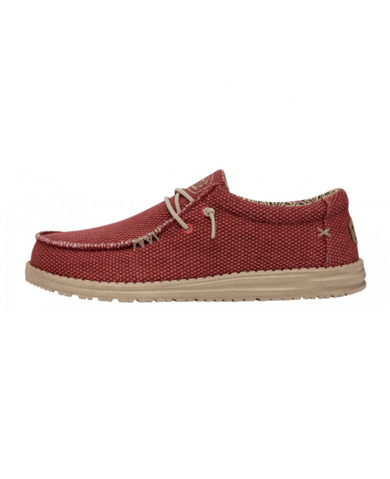 HEY DUDE Mocassino Wally Braided Uomo Rosso 40003-6VP