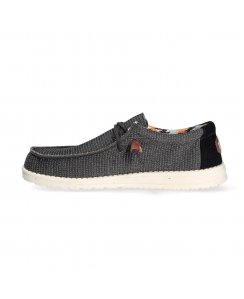 HEY DUDE Mocassino Wally Knit Uomo Grigio 40007-025