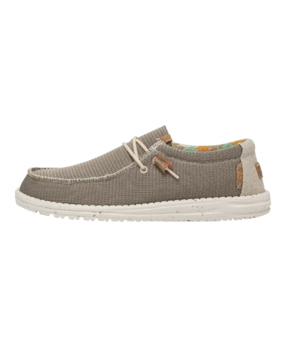 HEY DUDE Mocassino Wally Knit Uomo Beige 40007-2Z4