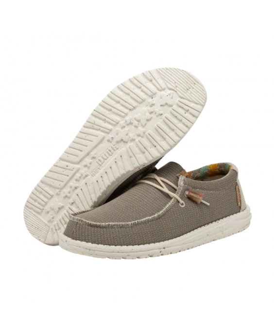 HEY DUDE Mocassino Wally Knit Uomo Beige 40007-2Z4