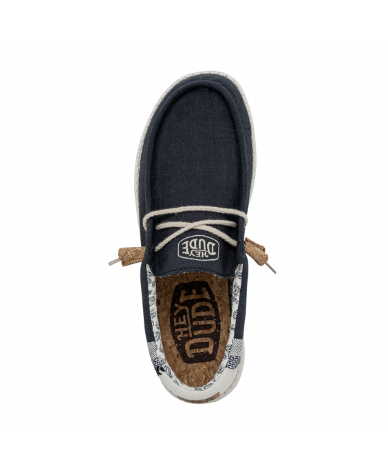 HEY DUDE Mocassino Wally Break Stitch Uomo Blu navy 40015-410