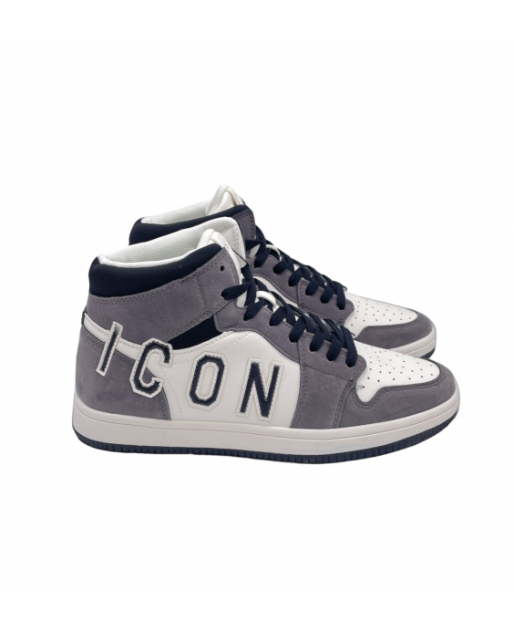 ICON Sneakers alta Uomo Grigio scuro IC60104SU