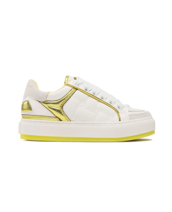 KURT GEIGER Sneakers Southbank Donna Bianco Giallo 9564393109