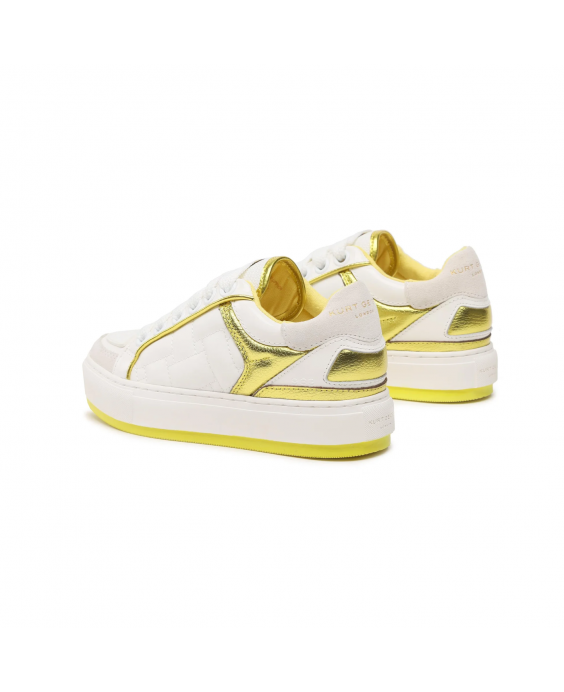 KURT GEIGER Sneakers Southbank Donna Bianco Giallo 9564393109