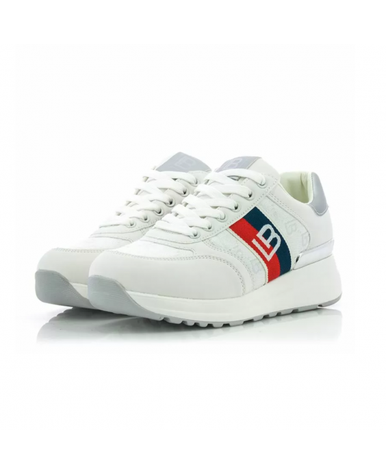 LAURA BIAGIOTTI Sneakers Donna Bianco Argento 8007