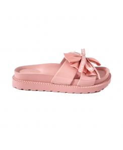 LAURA BIAGIOTTI Ciabatta con fiocco Donna Rosa 8178_PINK-PATENT