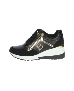 LAURA BIAGIOTTI Sneakers con zeppa Donna Nero 8416