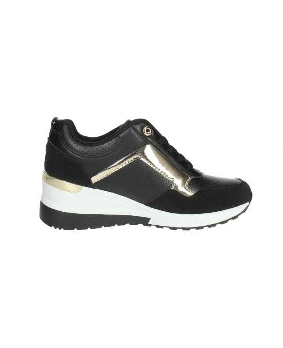 LAURA BIAGIOTTI Sneakers con zeppa Donna Nero 8416