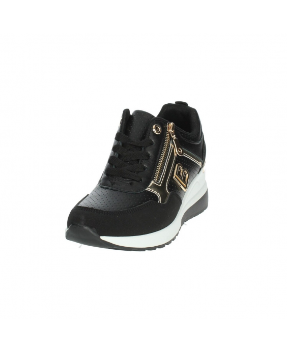 LAURA BIAGIOTTI Sneakers con zeppa Donna Nero 8416