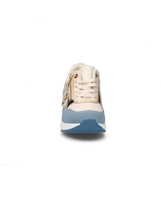 LAURA BIAGIOTTI Sneakers con zeppa Donna Azzurro 8416